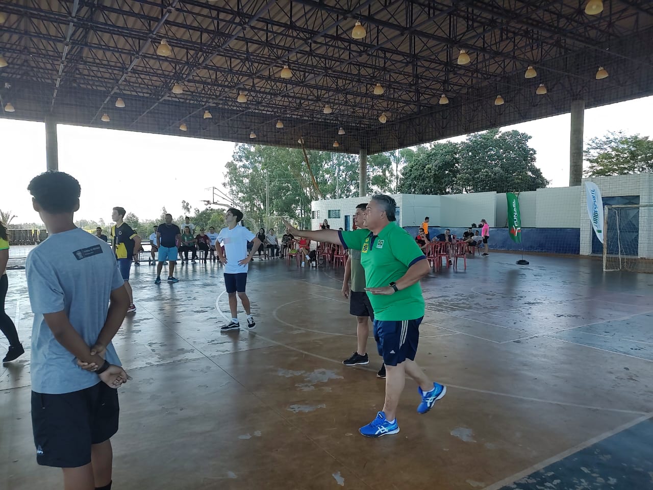 Palestra de voleibol: Novas atualizações das regras. 